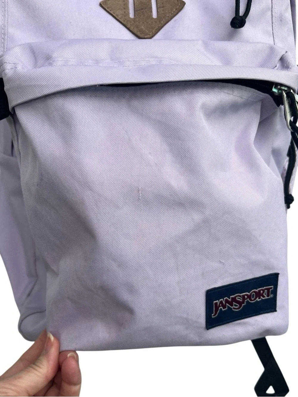 JanSport Cool Student Backpack Pastel Lilac Laptop School Travel Book Bag